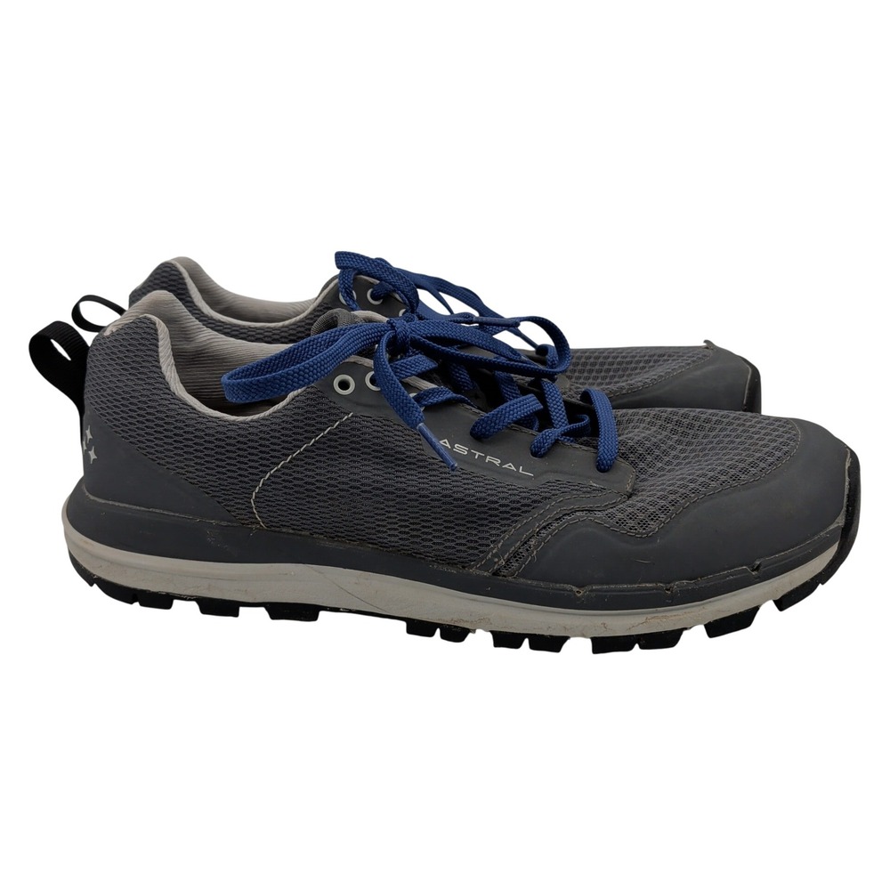 Astral Mens TR1 Mesh Trail Running Water Shoes Gray Blue VF194 Size 9
